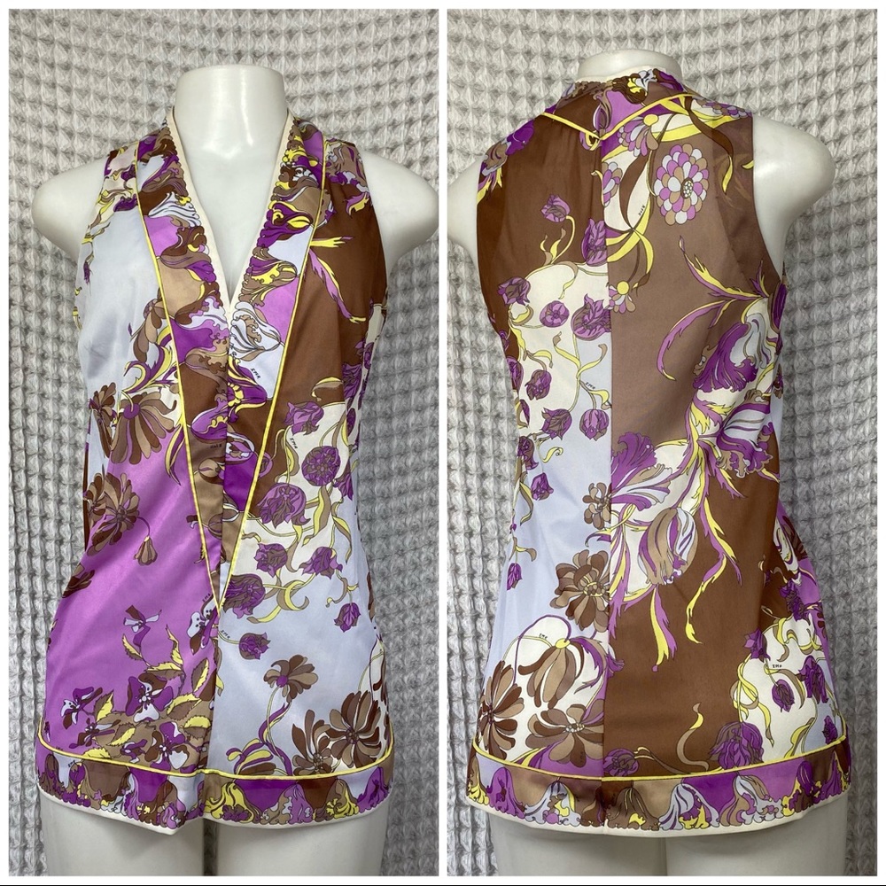 VTG 60’s Emilio Pucci Mod Psychedelic Set S - Picture 4 of 11
